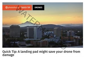 Quick Tip - A landing pad might save your drone from damage